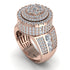 Round Diamond Mens Luxury Ring - Chris No. 2 image 1