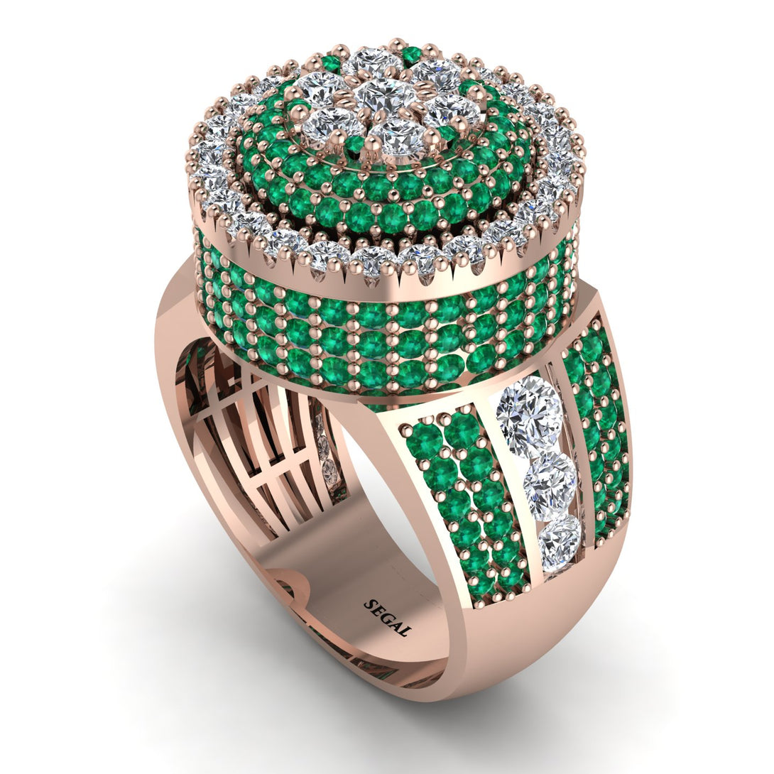 Round Diamond Mens Luxury Ring - Chris No. 17