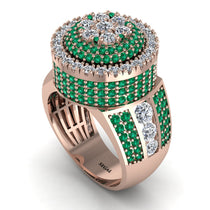 Round Diamond Mens Luxury Ring - Chris No. 17 image 1