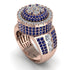 Round Diamond Mens Luxury Ring - Chris No. 62