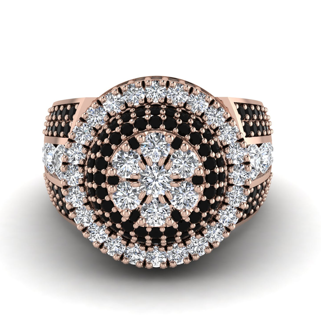 Round Diamond Mens Luxury Ring - Chris No. 32
