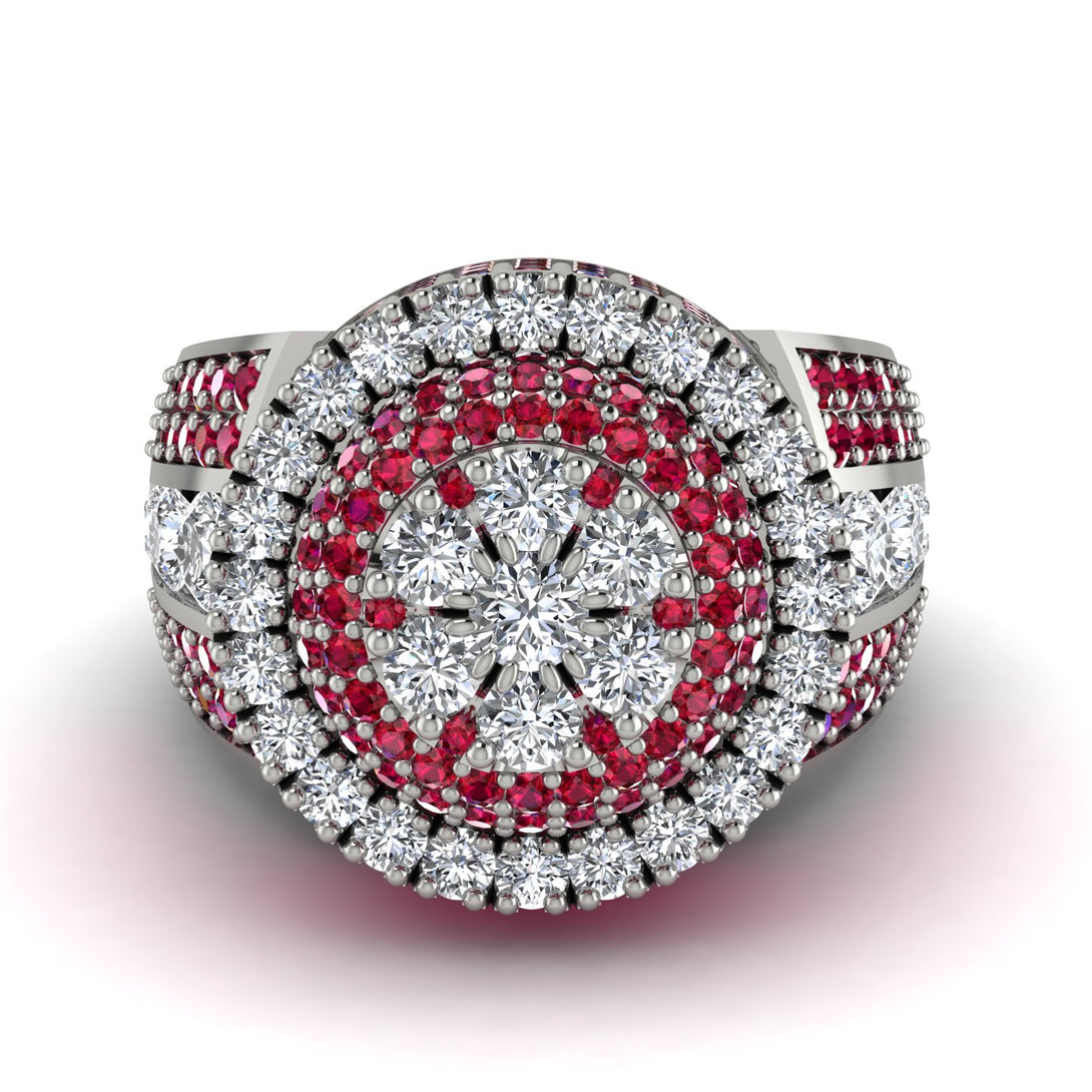 Round Diamond Mens Luxury Ring - Chris No. 48