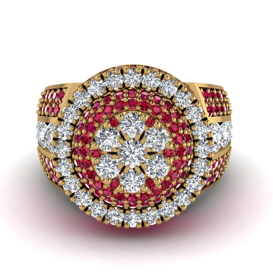 Round Diamond Mens Luxury Ring - Chris No. 46