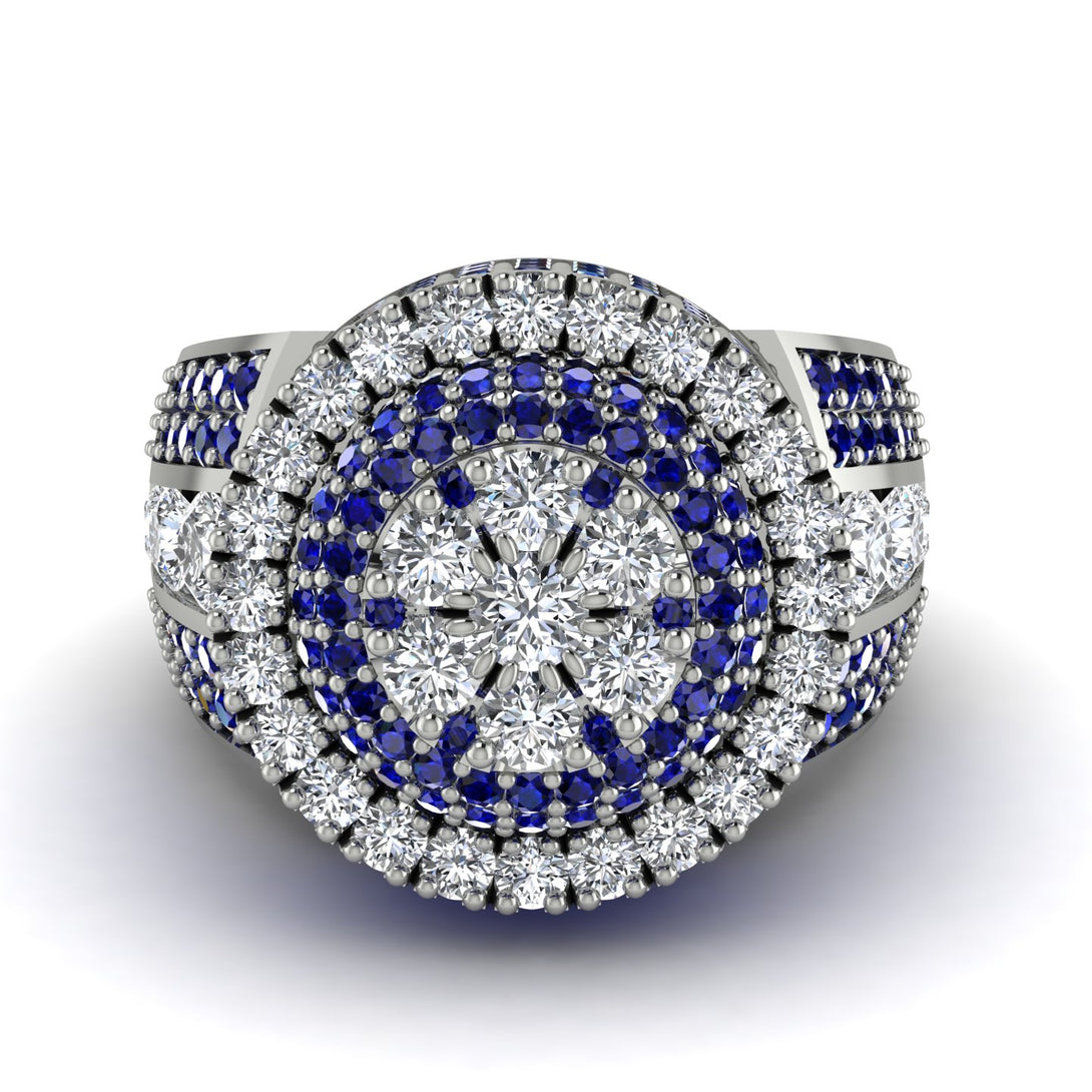 Round Diamond Mens Luxury Ring - Chris No. 63