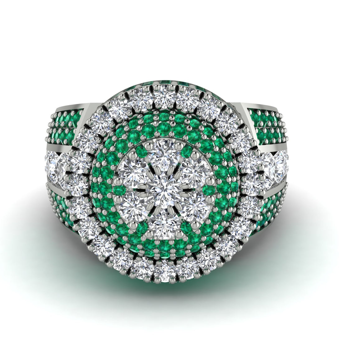 Round Diamond Mens Luxury Ring - Chris No. 18