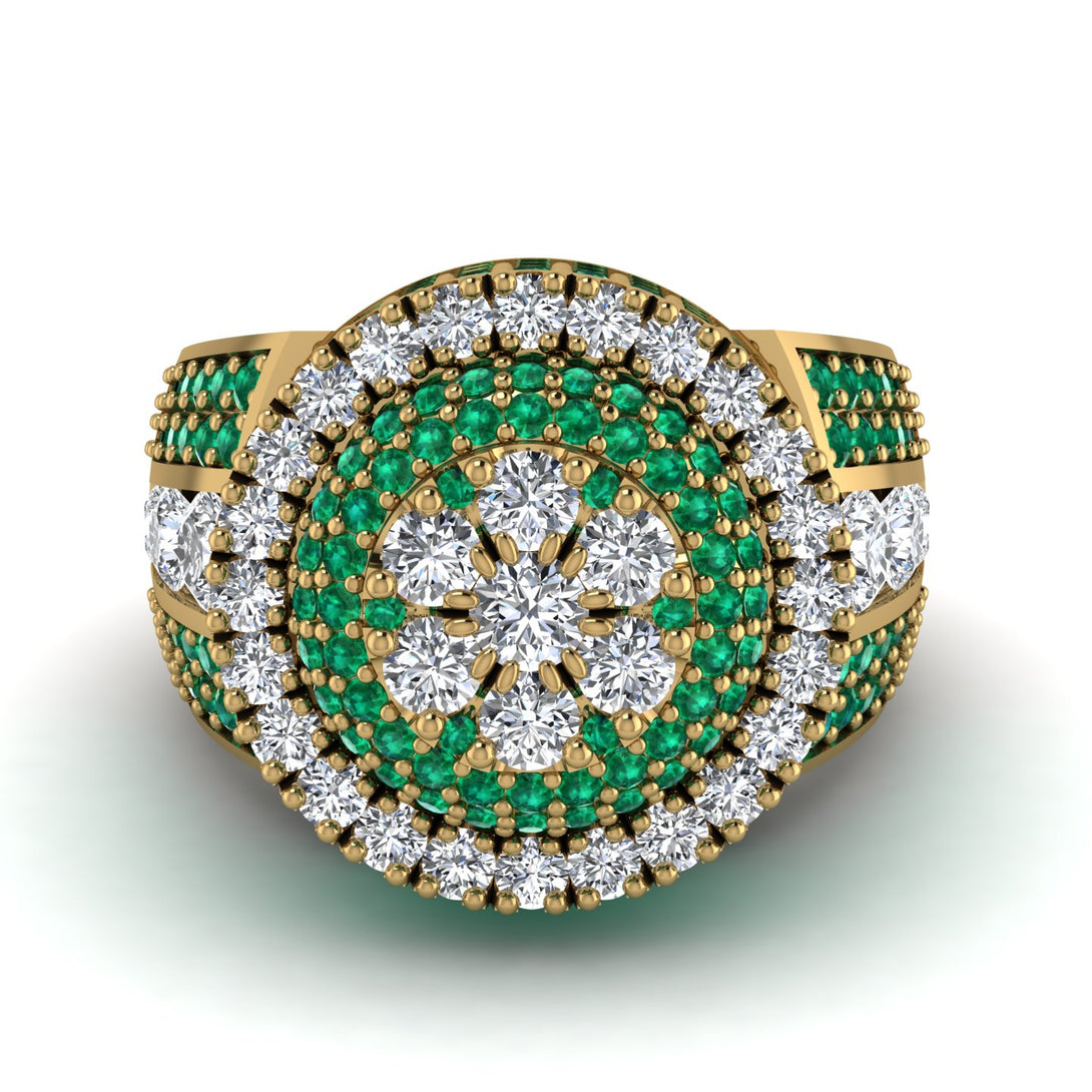 Round Diamond Mens Luxury Ring - Chris No. 16