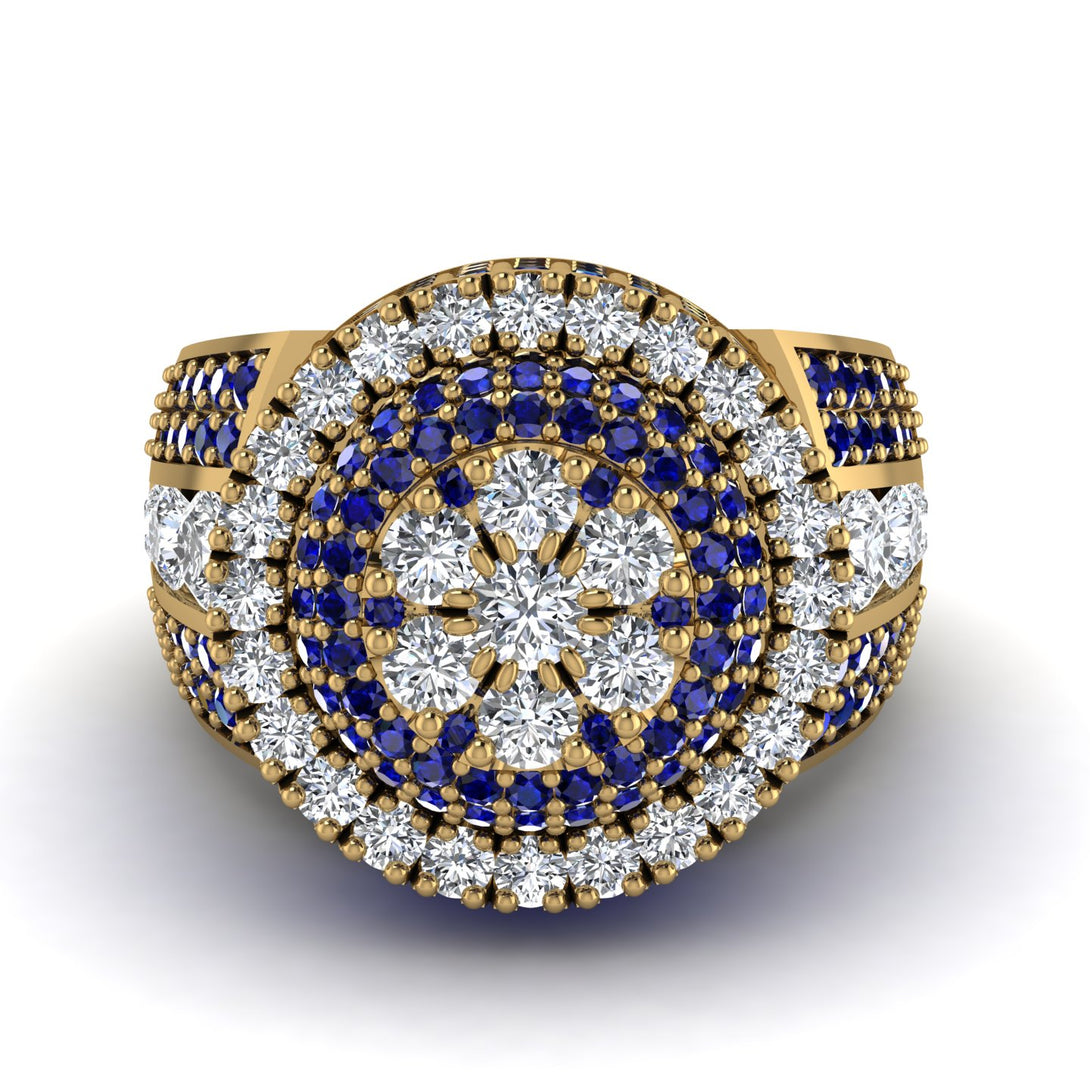 Round Diamond Mens Luxury Ring - Chris No. 61