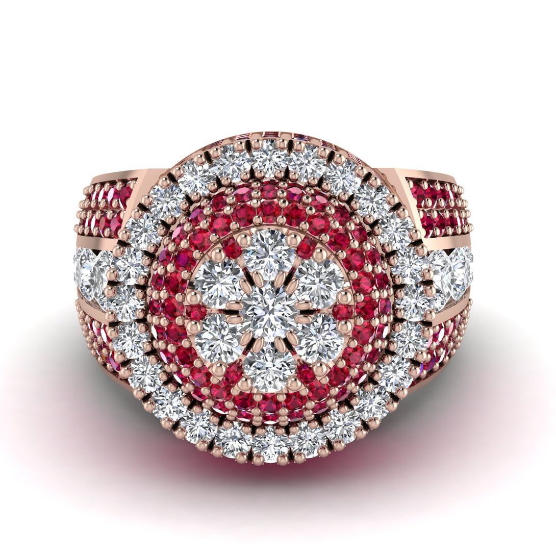 Round Diamond Mens Luxury Ring - Chris No. 47