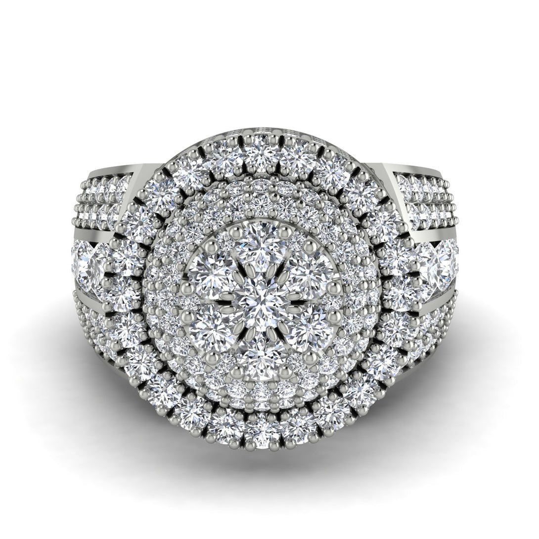 Round Diamond Mens Luxury Ring - Chris No. 3