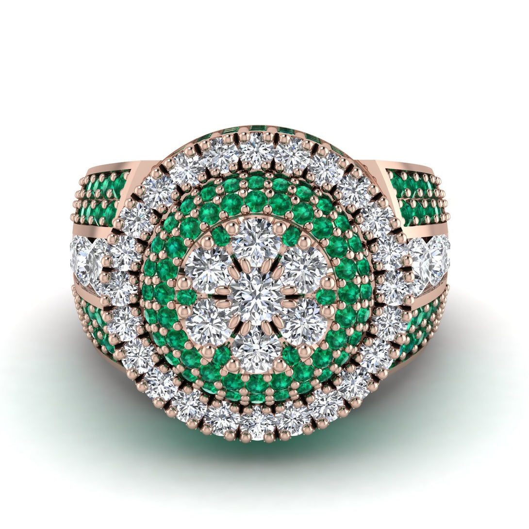 Round Diamond Mens Luxury Ring - Chris No. 17