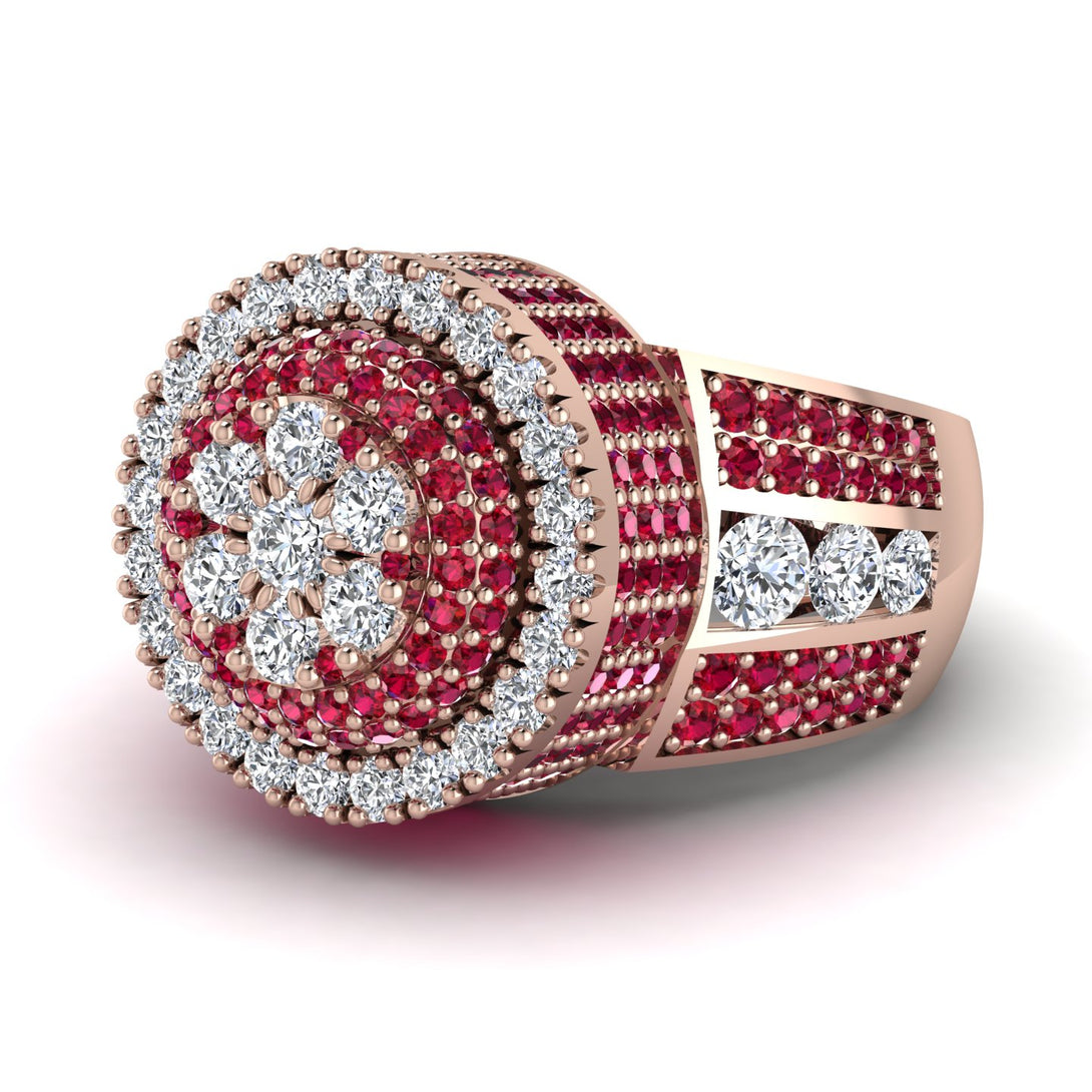 Round Diamond Mens Luxury Ring - Chris No. 47
