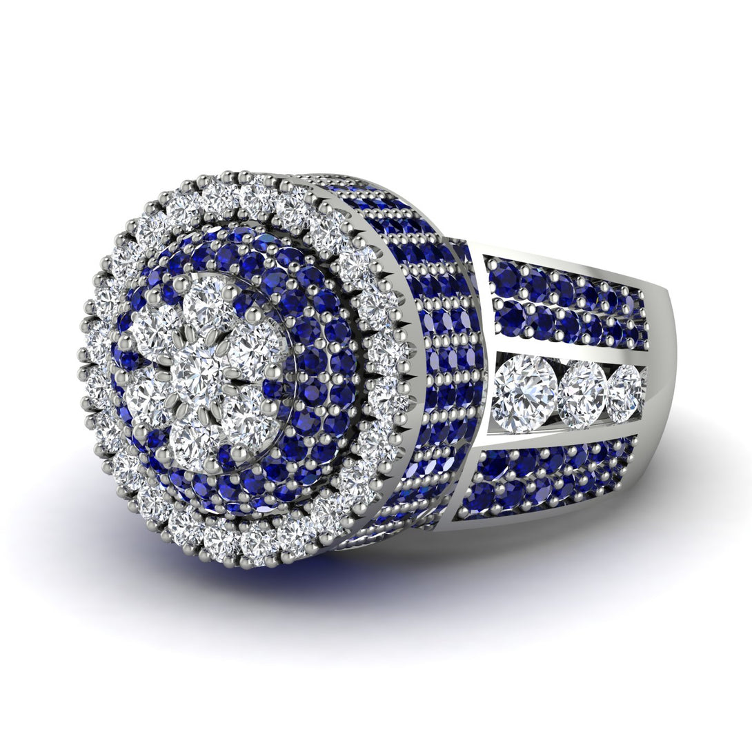 Round Diamond Mens Luxury Ring - Chris No. 63