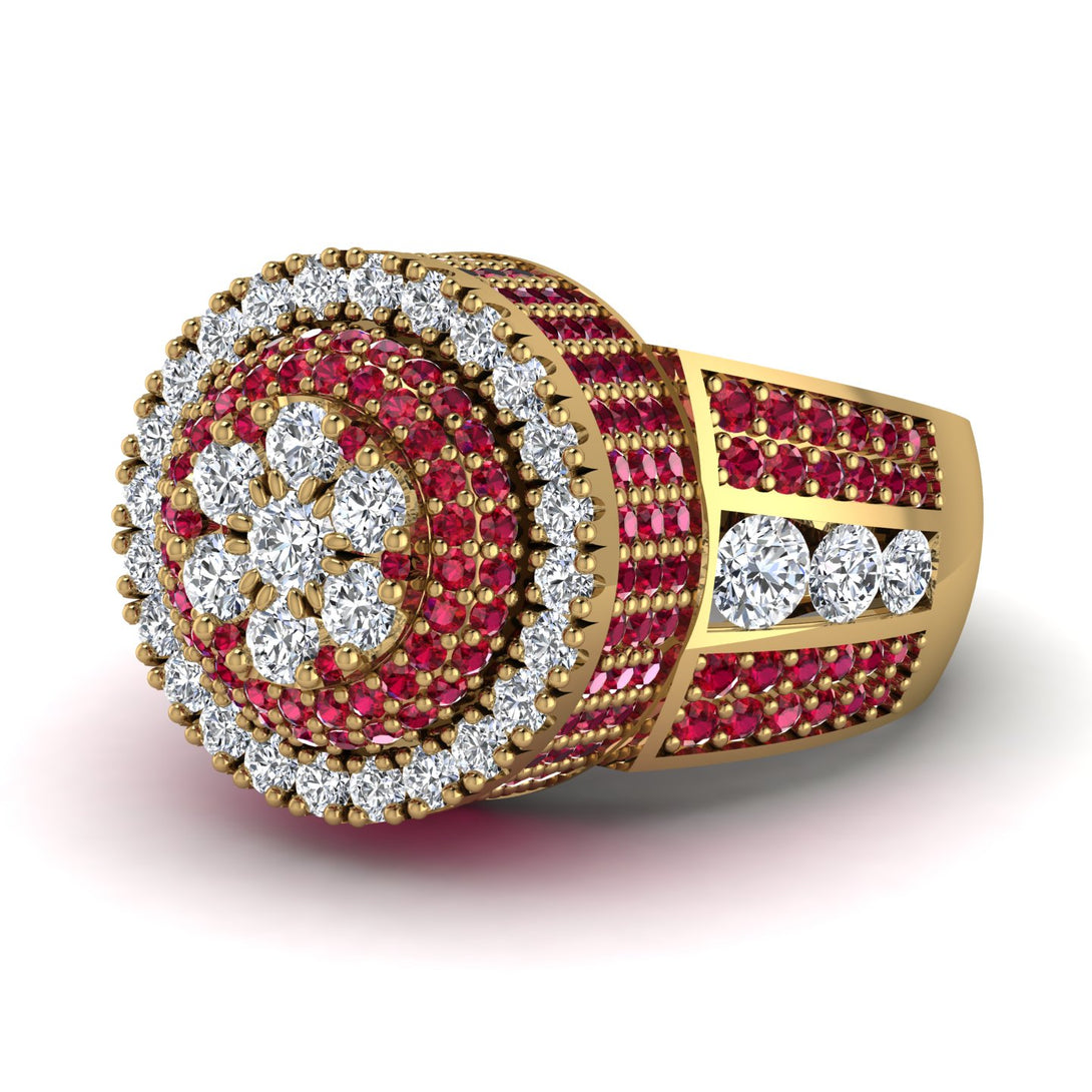 Round Diamond Mens Luxury Ring - Chris No. 46