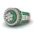 Round Diamond Mens Luxury Ring - Chris No. 17 image 3