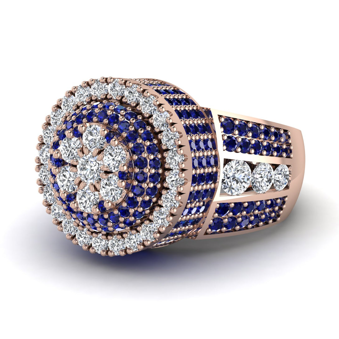 Round Diamond Mens Luxury Ring - Chris No. 62