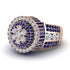 Round Diamond Mens Luxury Ring - Chris No. 62 image 3