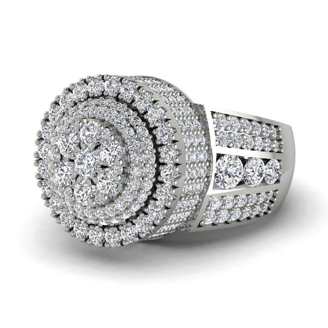 Round Diamond Mens Luxury Ring - Chris No. 3
