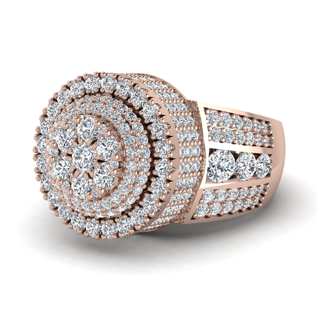 Round Diamond Mens Luxury Ring - Chris No. 2