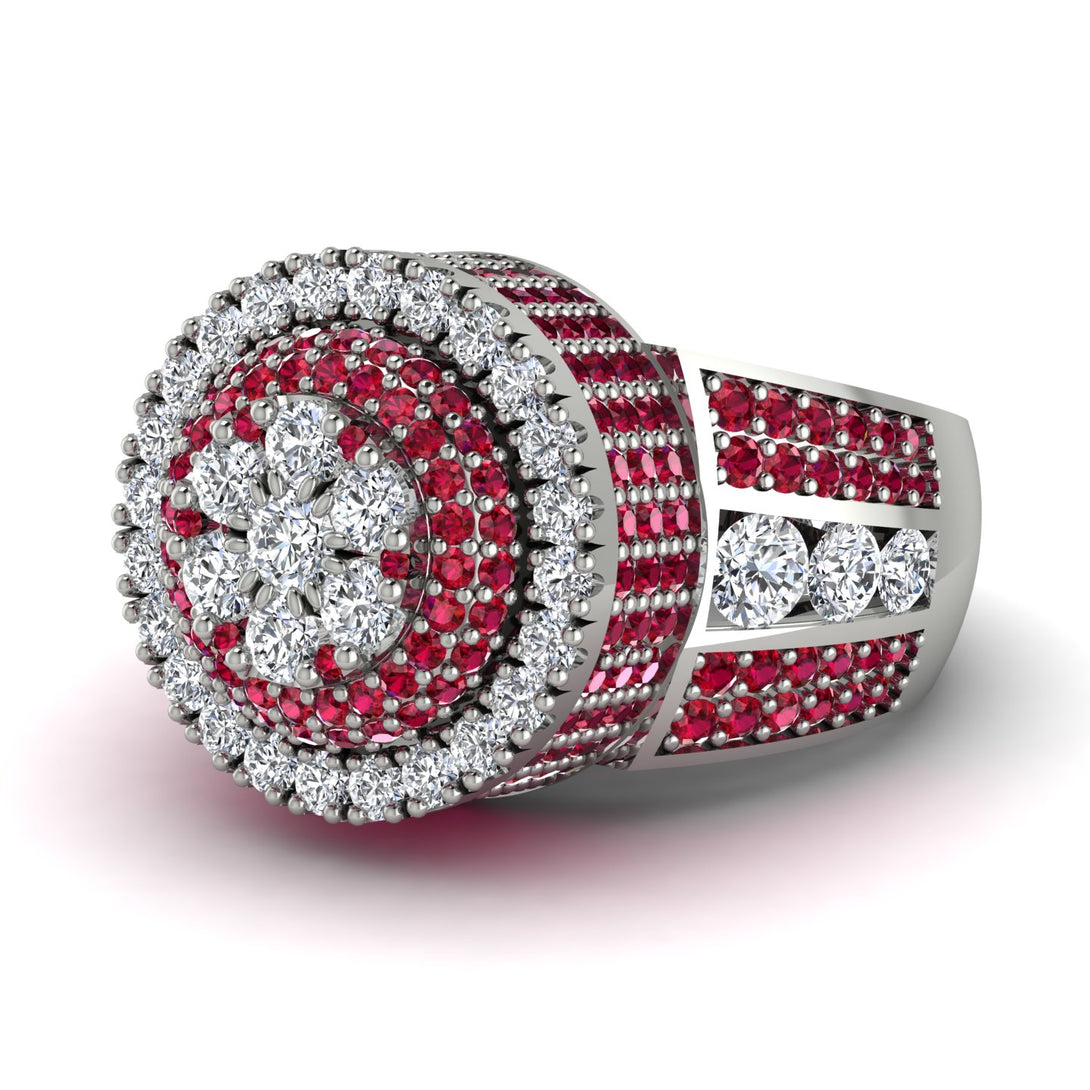 Round Diamond Mens Luxury Ring - Chris No. 48