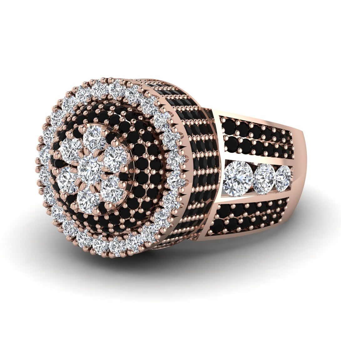 Round Diamond Mens Luxury Ring - Chris No. 32