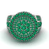 Round Emerald Mens Luxury Ring - Chris No. 21 image 2