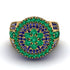 Round Emerald Mens Luxury Ring - Chris No. 64 image 2