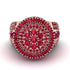 Round Ruby Mens Luxury Ring - Chris No. 56