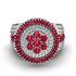 Round Ruby Mens Luxury Ring - Chris No. 12 image 2