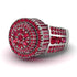 Round Ruby Mens Luxury Ring - Chris No. 57