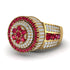 Round Ruby Mens Luxury Ring - Chris No. 10
