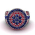 Round Sapphire Mens Luxury Ring - Chris No. 60