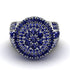 Round Sapphire Mens Luxury Ring - Chris No. 75