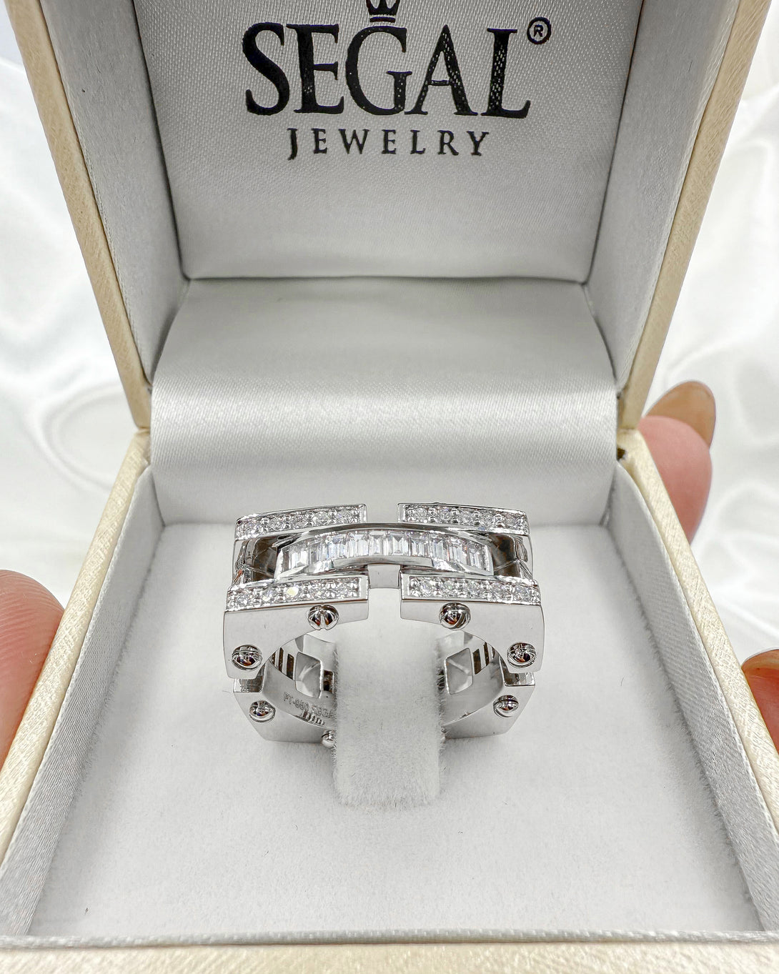 Diamond Monarch Baguette Gold Men's Ring - Micah No. 3