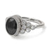 Diamond Milgrain Beaded Bezel Engagement Ring - Stacy No. 9