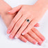 Diamond Milgrain Beaded Bezel Engagement Ring - Stacy No. 9