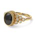 Diamond Milgrain Beaded Bezel Engagement Ring - Stacy No. 7