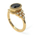 Diamond Milgrain Beaded Bezel Engagement Ring - Stacy No. 7 image 4
