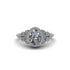 Diamond Milgrain Beaded Bezel Engagement Ring - Stacy No. 3 image 7