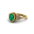 Diamond Milgrain Beaded Bezel Engagement Ring - Stacy No. 4 image 3