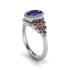 Ruby Milgrain Beaded Bezel Engagement Ring - Stacy No. 60 image 2