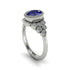 Diamond Milgrain Beaded Bezel Engagement Ring - Stacy No. 15 image 2