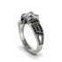 Diamond Milgrain Gold Engagement Ring - Lyric No. 33