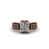 Diamond Milgrain Gold Engagement Ring - Lyric No. 32 image 2