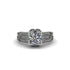 Diamond Milgrain Gold Engagement Ring - Lyric No. 3 image 2