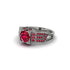 Ruby Milgrain Gold Engagement Ring - Lyric No. 57 image 3