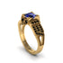 Sapphire Milgrain Gold Engagement Ring - Lyric No. 43 image 1