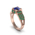 Sapphire Milgrain Gold Engagement Ring - Lyric No. 29 image 1