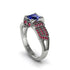 Sapphire Milgrain Gold Engagement Ring - Lyric No. 60 image 1