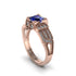 Sapphire Milgrain Gold Engagement Ring - Lyric No. 14 image 1