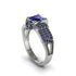 Sapphire Milgrain Gold Engagement Ring - Lyric No. 75 image 1